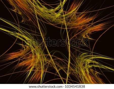 Abstract fractal illustration.  Design element for title , page backgrounds,banners, labels, prints, posters, web, presentation, invitabanners. Raster clip art. 