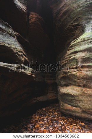 Sandstone cliffs in Ohio resemble places like Zion National Park and Valley of Fire in Utah