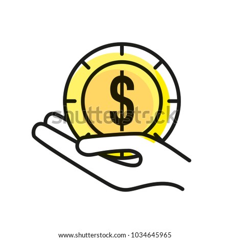 Coin and hand design