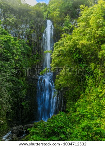Waterfalls in Hawaii Island, USA