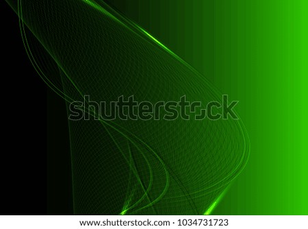 Abstract wave background advertising vector shiny colorful line green
