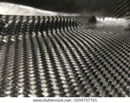 Carbon fiber textile was laying on mold body monocoque,abstract