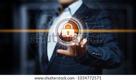 Cyber Security Data Protection Business Technology Privacy concept.