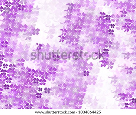 Abstract background with shamrocks. Vector clip art.