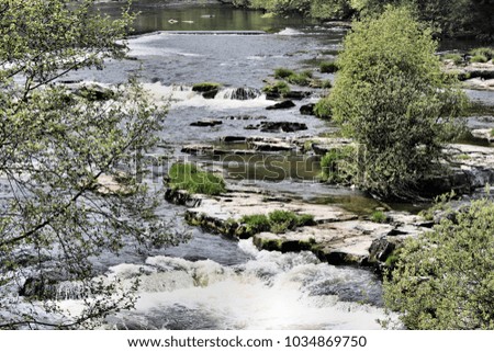 A view of the river Dee at Llangollen