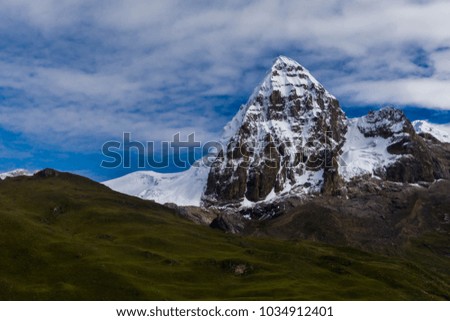 Jagged Snowy Peak