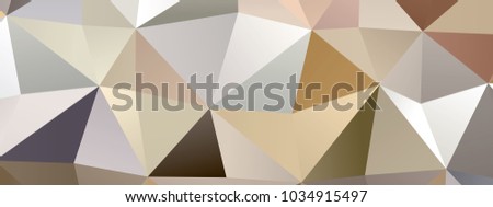Low poly horizontal mosaic background. Template design, list, front page, brochure layout, banner, idea, cover, print, flyer, book, blank, card, ad, sign, sheet. Copy space. Vector clip art.