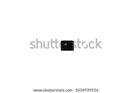 'Alt' computer key button isolated on white, Command on keyboard