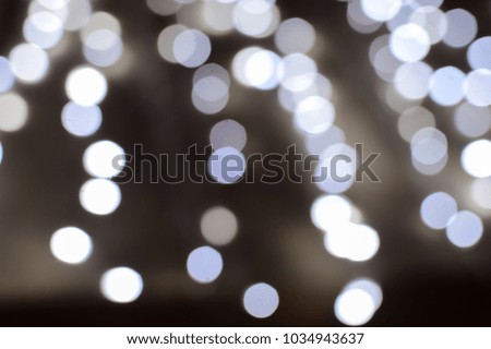 Bright lights blurred colorful background, shiny bokeh abstraction copy space