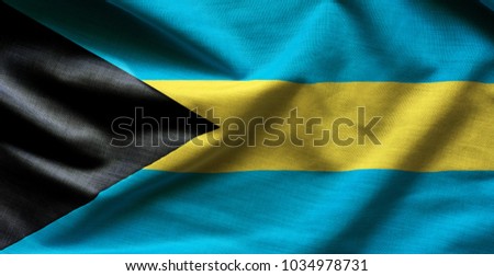 Bahamas waving flag