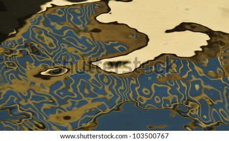 abstract background water with wave, horizontal