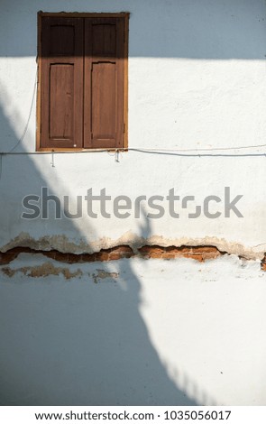 Old wall and shadow