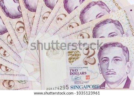 Singapore Dollars Banknotes