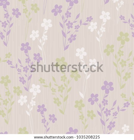 seamless floral pattern. Vintage ornament. Use for wallpaper, printing on the packaging paper, textiles. 