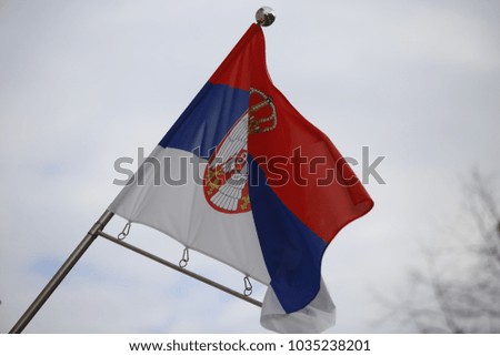 flag of the state of serbia
