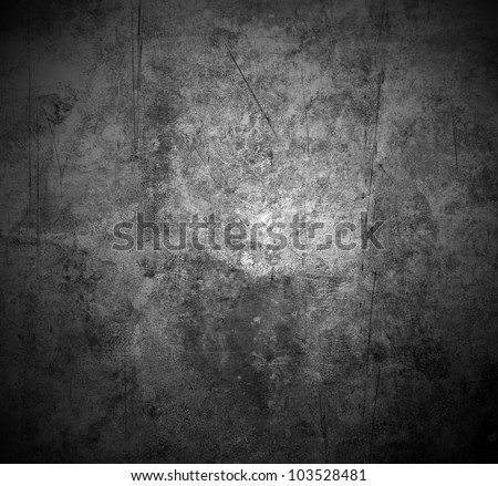 old scratched metal texture with shaded edges Royalty-Free Stock Photo #103528481