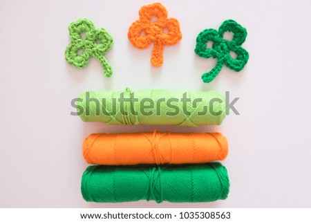 Handmade in crochet for St Patricks Day 