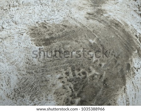 The Grunge of the Concrete surface. The Depiction of weather system and himalayan ranges seen from the satellite view. Abstract background of Black and White color. 