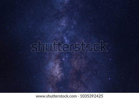 Stars in space dust in the universe and milky way galaxy 