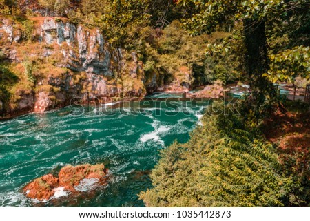 Lovely colors of Una river in Bihac