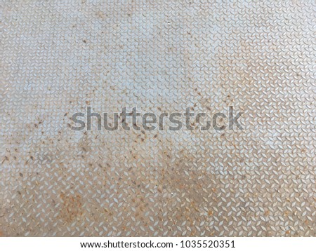 Diamond metal plate texture for background
