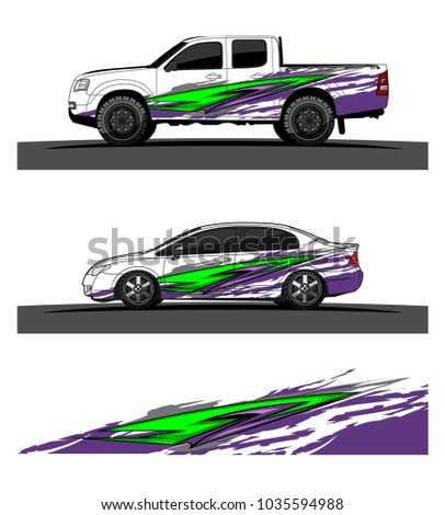 abstract Racing graphic background vector for Truck, boat and vehicle branding. vinyl and wrap ready. 