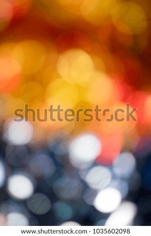 Abstract colorful bokeh background of Christmas.