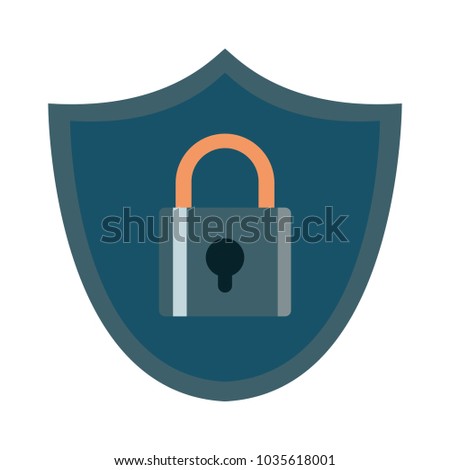 padlock vector illustration