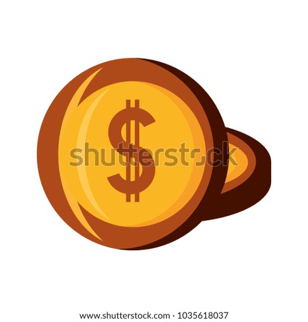 coins vector illustration