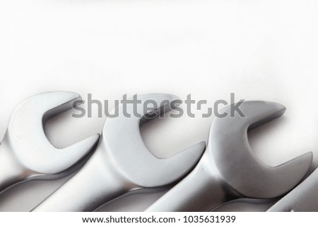 Craftsman tool  screwdriver closeup isolated on the white background