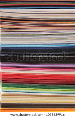 colorful paper samples, variation 