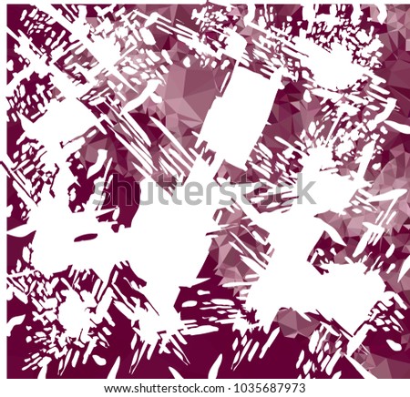 Abstract blots background with color mosaic texture. Spots, paint, blots, ink. Vector clip art.