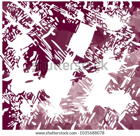 Abstract blots background with color mosaic texture. Spots, paint, blots, ink. Vector clip art.