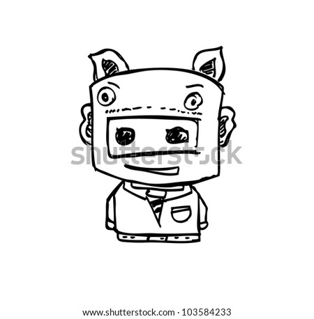 cartoon mascot