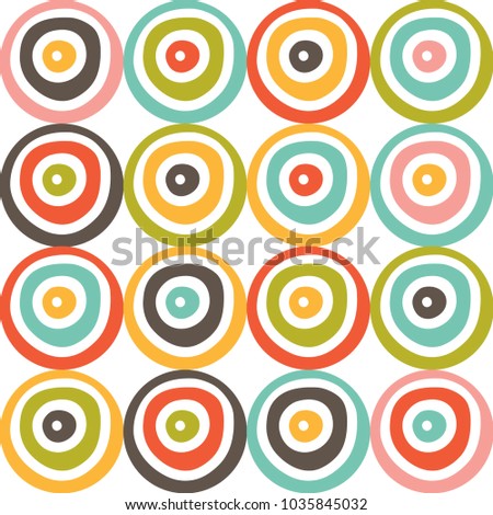 Seamless pattern, polka dot fabric, wallpaper, vector