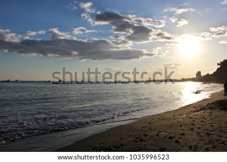 Cyprus. Limassol beach.