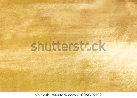 Gold abstract background or texture and gradients shadow.