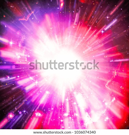 Sunburst. The elements of this image furnished by NASA.
