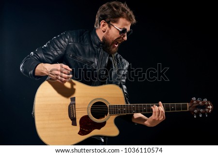 rock musician, guitar                   
