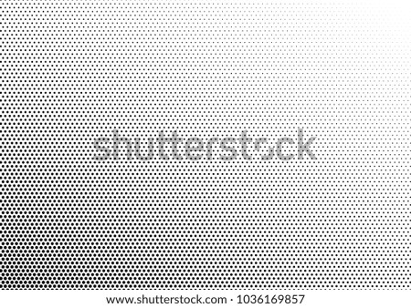 Halftone Background. Black and White Vintage Texture. Gradient Pattern. Fade Backdrop. Vector illustration