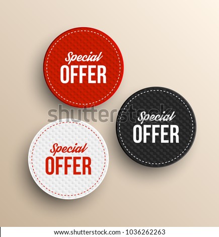 Special offer banners. Vector illustration. Royalty-Free Stock Photo #1036262263
