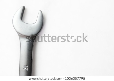 Craftsman tool  screwdriver No.17 closeup isolated on the white background