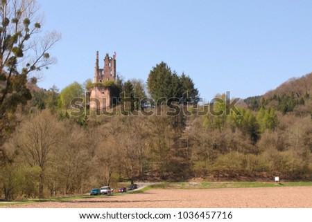 Ramstein Castle in Spring, Germany