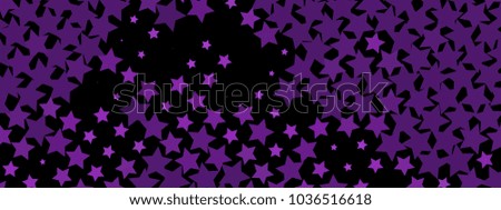 Abstract horizontal background with stars. Halftone effect. Design element for posters, business cards, presentations layouts, showcases. Vector clip art