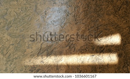 Light on cement floor surface , old texture