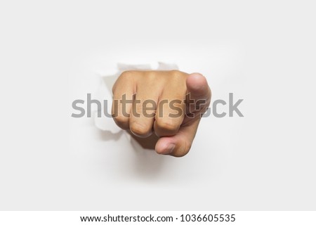 I want you - I choose you - we want you pointing finger Royalty-Free Stock Photo #1036605535