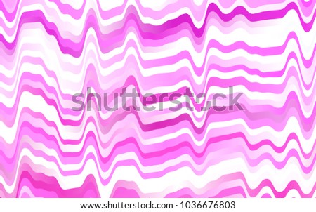 Light Pink vector pattern with lines, ovals. Colorful illustration in abstract marble style with gradient. Marble design for your web site.
