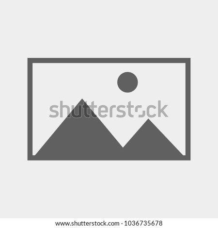 No image available icon. Template for No image or Picture coming soon. Vector illustration isolated on grey background. Royalty-Free Stock Photo #1036735678