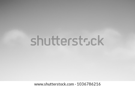 white cloudy mist black and white photo