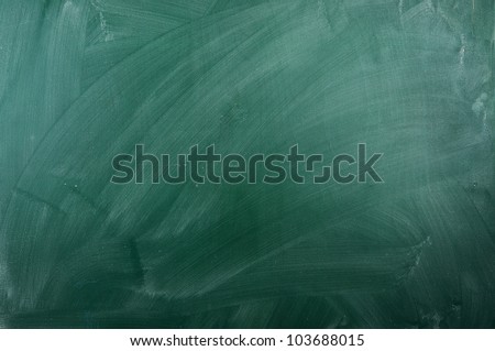 close up of an empty school green  chalkboard